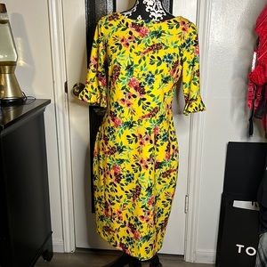 Calvin Klein floral dress size 10